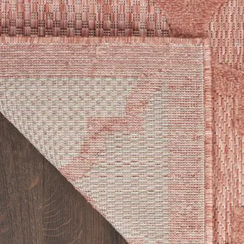 9' X 12' Orange Indoor Outdoor Area Rug