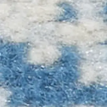 2' X 4' Blue Damask Power Loom Area Rug