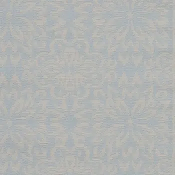 2' X 4' Light Blue Floral Power Loom Area Rug