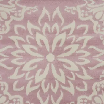 8' X 10' Pink Floral Power Loom Area Rug