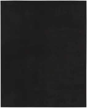12' X 15' Black Indoor Outdoor Area Rug