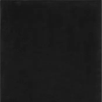 5' X 8' Black Power Loom Area Rug