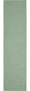 8' Blue Power Loom Runner Rug