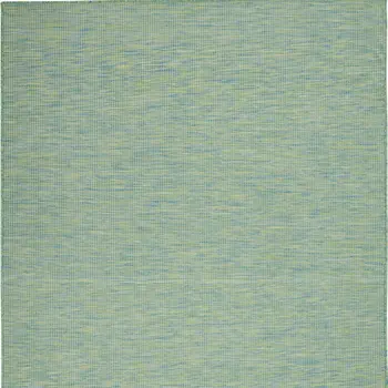 4' X 6' Blue Indoor Outdoor Area Rug