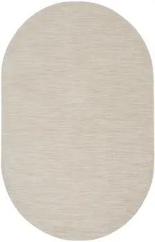 6' X 9' Cream Indoor Outdoor Area Rug
