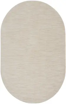 6' X 9' Cream Indoor Outdoor Area Rug
