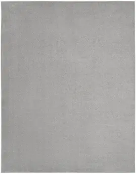 12' X 15' Gray Indoor Outdoor Area Rug