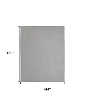 12' X 15' Gray Indoor Outdoor Area Rug