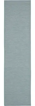 8' Aqua Power Loom Runner Rug