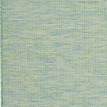 8' X 10' Blue And Green Indoor Outdoor Area Rug