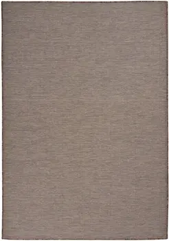 4' X 6' Brown Power Loom Area Rug