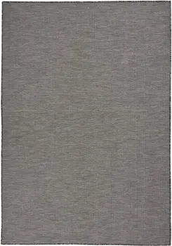 4' X 6' Charcoal Indoor Outdoor Area Rug
