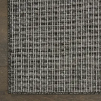 4' X 6' Charcoal Indoor Outdoor Area Rug