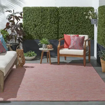 7' X 10' Rainbow Indoor Outdoor Area Rug