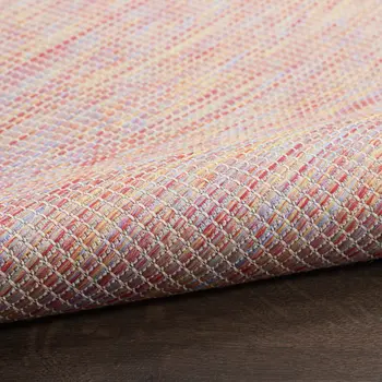 5' X 7' Red Indoor Outdoor Area Rug