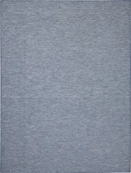 8' X 10' Navy Blue Indoor Outdoor Area Rug