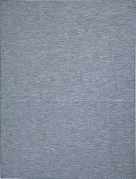 6' X 9' Navy Blue Indoor Outdoor Area Rug
