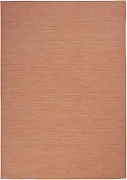 5' X 7' Terracotta Indoor Outdoor Area Rug