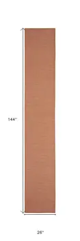 12' Terracotta Indoor Outdoor Area Rug