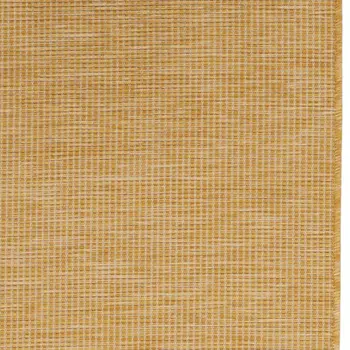 8' Yellow Indoor Outdoor Runner Rug