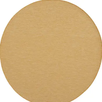 6' Yellow Indoor Outdoor Area Rug