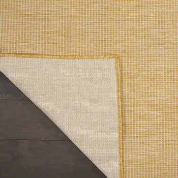 4' X 6' Yellow Indoor Outdoor Area Rug