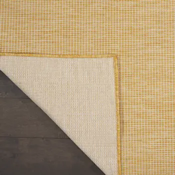 10' Yellow Indoor Outdoor Area Rug