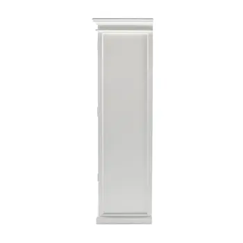 43" Off White Solid Wood Two Drawer