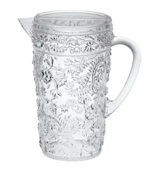 2.5 Quart Clear Paisley Acrylic Pitcher