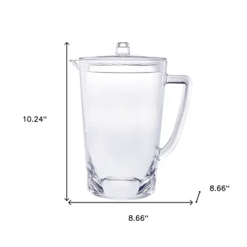 2.75 Quart Clear Acrylic Pitcher