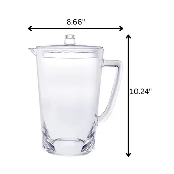 2.75 Quart Clear Acrylic Pitcher