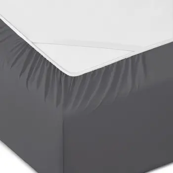 Six Piece Dark Gray Microfiber Queen Sheet Set