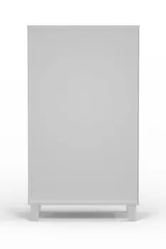 28" White Solid Wood Five Drawer Chest