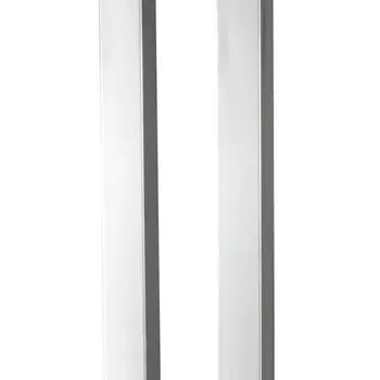 26" Nickel Metal Two Light Desk USB Table Lamp With White Novelty Shade