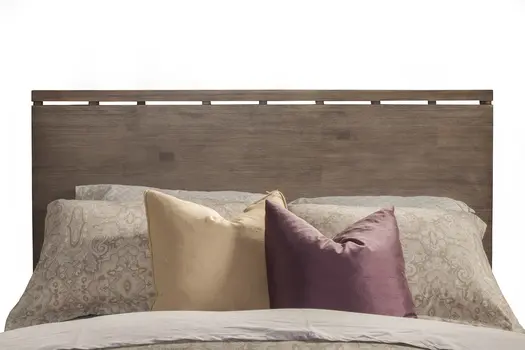Gray Distressed Wood King Bed Frame