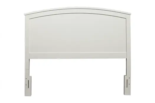 White Solid Wood California King Bed Frame