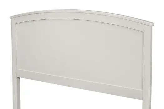 White Solid Wood California King Bed Frame