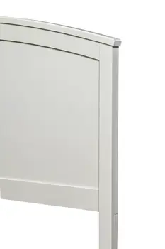 White Solid Wood California King Bed Frame
