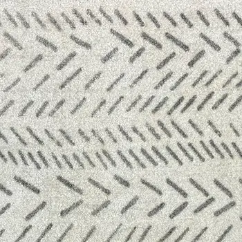 2' X 3' Taupe Abstract Machine Tufted Area Rug With UV Protection