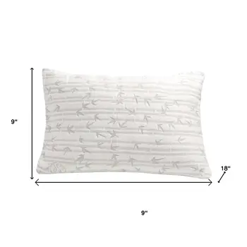 Rayon With Bamboo Memory Foam Firm King Size Bed Pillow