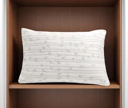 Rayon With Bamboo Memory Foam Firm Queen Size Bed Pillow