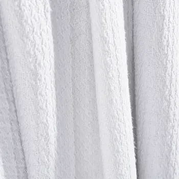 King White Cotton Waffle Weave Honeycomb Blanket