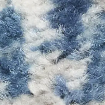 9' X 12' Ivory Gray And Blue Abstract Distressed Area Rug