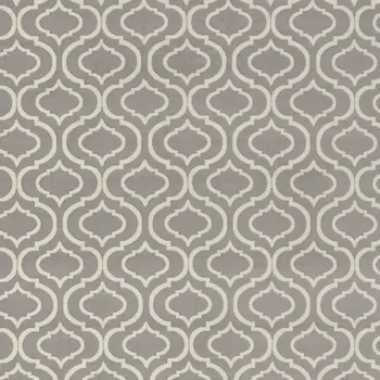 8' X 10' Gray Moroccan Power Loom Area Rug