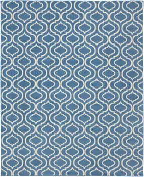 8' X 10' Gray Moroccan Power Loom Area Rug