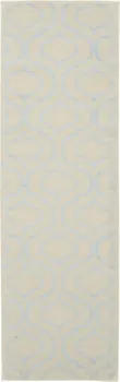 7' Gray Moroccan Power Loom Runner Rug