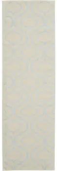 7' Gray Moroccan Power Loom Runner Rug