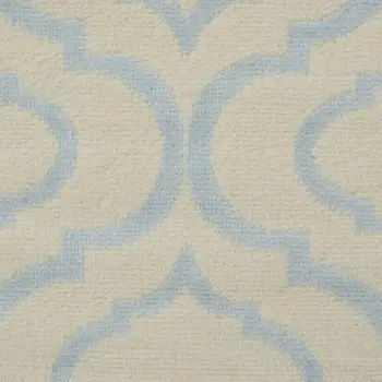 7' Gray Moroccan Power Loom Runner Rug