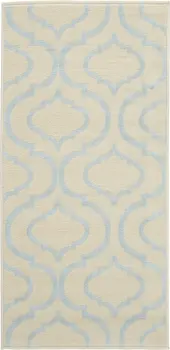 2' X 4' Gray Moroccan Power Loom Area Rug