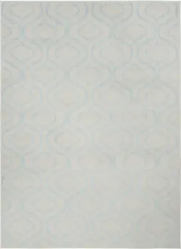 5' X 7' Gray Moroccan Power Loom Area Rug